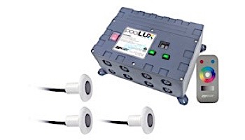 SR Smith PoolLUX Premier Lighting Control System with Remote | Includes 3 Kelo Light Kit | 3KE-PLX-PRM