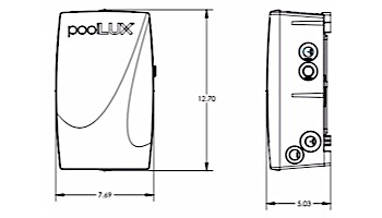 SR Smith PoolLUX Power Transformer Lighting Control System | 60 Watt 120V | Includes 3 Kelo Pool Lights | 3KE-PLX-PW60