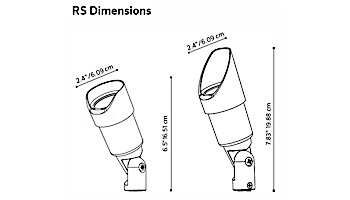 FX Luminaire RS LED Up Light | 35W | Long Shroud | Bronze Metallic | RSLED35WFLLSBZ