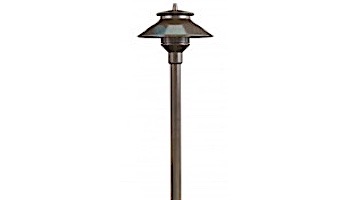 FX Luminaire PL Pathlight | 1 LED | 12 Riser | Flat Black | PL1LED12RFB KIT