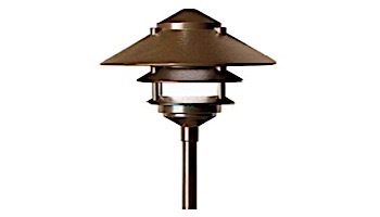 FX Luminaire DellaRibalta® Bronze 20 Watt 3 Tier Pathlight | 18" Riser | Sedona Brown | DR-20-18R-SB