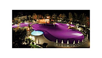 J&J Electronics ColorSplash VU Nicheless RGB Series LED Pool and Spa Light Fixture | 8W 12V 50' Cord | LPL-R1C-12-50