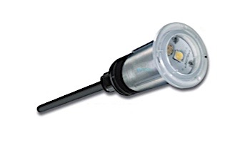 J&J Electronics PureWhite VU Nicheless LED Pool and Spa Light Fixture | 8W 12V 50' Cord | LPL-R1W-12-50 25001