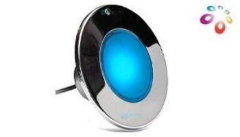 J&J Electronics ColorSplash XG-W Series RGB + White LED Pool Light Fixture | 120V Equivalent to 500W 30' Cord | LPL-F2CW-120-30-P 23000