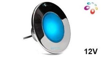 J&J Electronics ColorSplash XG-W Series RGB + White LED Pool Light Fixture | 12V Equivalent to 500W 30' Cord | LPL-F2CW-12-30-P 23006