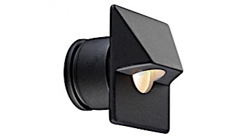 FX Luminaire PO 1 LED Wall Light | Flat Black | Square | PO1LEDSQFB