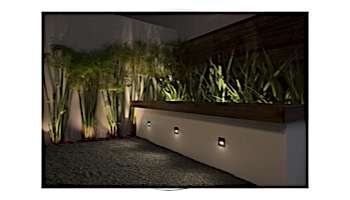 FX Luminaire PO 1LED Square Wall Light | Square | Flat Black | PO-1LED-SQ-FB