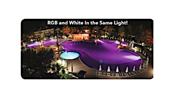 J&J Electronics ColorSplash LXG-W Series RGB + White LED Pool Lamp | 120V | LPL-P3-RGBW-120 26910