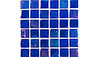 National Pool Tile Equinox 1x1 Glass Tile | Dark Blue | EQX-MIDNIGHT