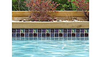 National Pool Tile Equinox 2x2 Glass Tile | Multicolor | EQX-AURORA2X2