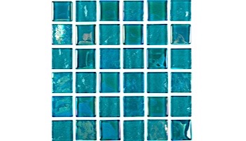 National Pool Tile Equinox 1x1 Glass Tile | Verde | EQX-EVERGREEN