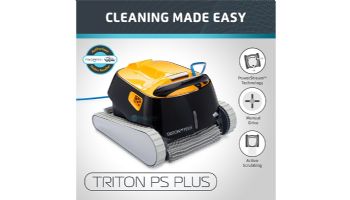 Maytronics Dolphin Triton PS Plus WiFi Connected Robotic Pool Cleaner | 99996212-USWI