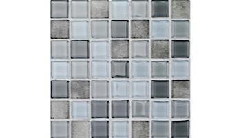 National Pool Tile Boutique Ibiza .75in x .75in Glass Tile | Azure | IBZ-AZURE