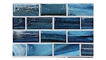 National Pool Tile Boutique Agate Series 1x2 Glass Tile | Portofino Pearl | AGT-1X2-PORTOFINO-PEARL