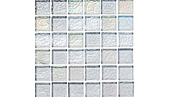 National Pool Tile Sea Ice Series 1x1 Glass Tile| Lagoon | ICE-LAGOON