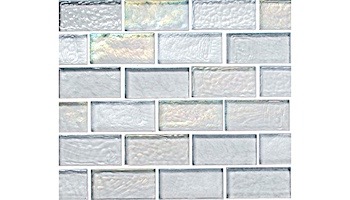 National Pool Tile Sea Ice Series 1x2 Glass Tile | Lagoon | ICE-LAGOON1X2