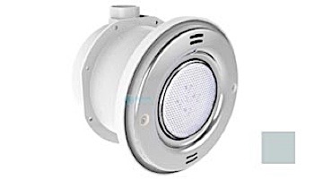 Pentair In-Floor formerly A&A Manufacturing Manufacturing QuikBrite Adjustable Angle White LED Pool and Spa Light | 12V 50' Cord | Light Gray Trim Plate | 579593