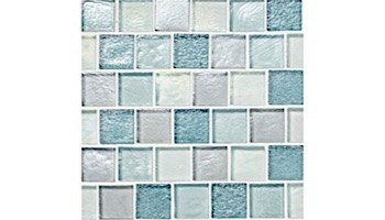 National Pool Tile Oceanscapes 1x1 Glass TIle | Blackies | OCN-BLACKIES