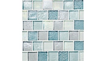 National Pool Tile Oceanscapes 1x1 Glass Tile | Pacifica | OCN-PACIFICA