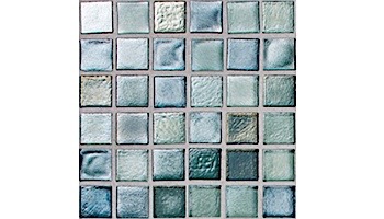 National Pool Tile Boutique Oceanside Mini Blend Glass Tile | Marine | OCN-MARINE MINI