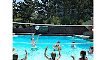 SR Smith Swim N' Spike Residential Volleyball Game Complete | with 20' Net | No Anchors | VOLY20A