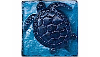 National Pool Tile Deco Accent Glass Tiles 4x4 Turtle | Bondi Iridescent | OCN-BI TURTLE