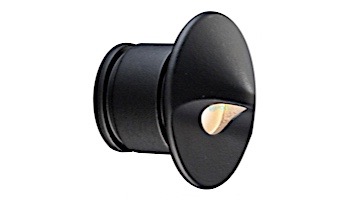 FX Luminaire PO 1 LED Wall Light | Flat Black | Round | PO1LEDRDFB