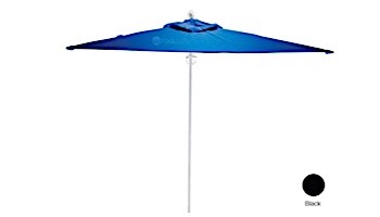 Ledge Lounger In-Pool Umbrella | 6' Square 2" Black Pole | Standard Fabric Color Tresco Linen | LL-U-S-6SQPP-K-STD-4695