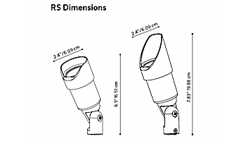 FX Luminaire RS LED Up Light | Flat Black | RSNLFB