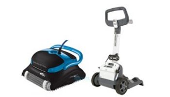 Maytronics Dolphin Nautilus CC Plus Inground Robotic Pool Cleaner with Caddy | 99996403-CADDY