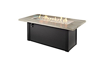 Outdoor GreatRoom Cedar Ridge Linear Gas Fire Pit Table | CR-1242-K