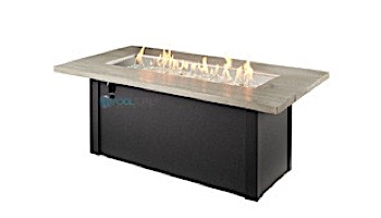 Outdoor GreatRoom Cedar Ridge Linear Gas Fire Pit Table | CR-1242-K