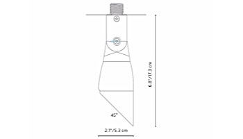 FX Luminaire QT 1 LED Down Light | Bronze Metallic | Zone Dimming | Mini Mount | QTZD1LEDBZ