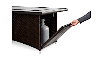 Outdoor GreatRoom Balsam Montego Linear Gas Fire Pit Table | MG-1242-BLSM-K