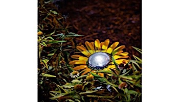 Desert Steel Daisy Solar Garden Light | Yellow | 409-301