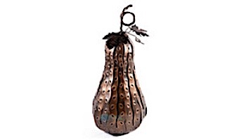 Desert Steel Squatty Gourd Mini Luminary | 411-208