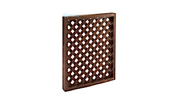 Outdoor GreatRoom Mocha Wood Lattice for SONOMA12-M or SONOMA10-GP | SON12-M-LATT