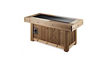 Outdoor GreatRoom Vintage Linear Gas Fire Pit Table | VNG-1242BRN
