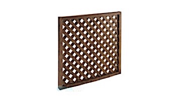 Outdoor GreatRoom Mocha Wood Lattice for SONOMA16-M | SONOMA16-M-LATT