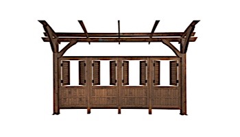 Outdoor GreatRoom Pergola Kit | 16' X 16' Mocha Sonoma Wood | SONOMA16-M