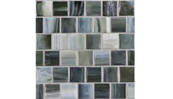National Pool Tile Boutique Agate Series 1x2 Glass Tile | Cortona Pearl | AGT-1X2-CORTONA-PEARL
