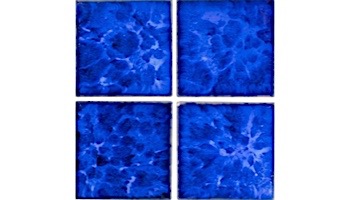 National Pool Tile Tropics 3x3 Series | Cobalt | TRO-COBALT