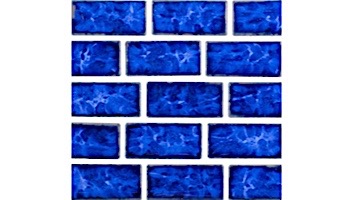 National Pool Tile Tropics 1x2 Series | Cobalt | TRO-COBALT BRK