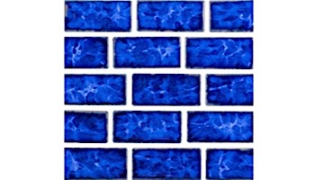 National Pool Tile Tropics 1x2 Series | Cobalt | TRO-COBALT BRK