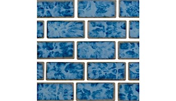 National Pool Tile Tropics 1x2 Series | Aqua | TRO-AQUA BRK