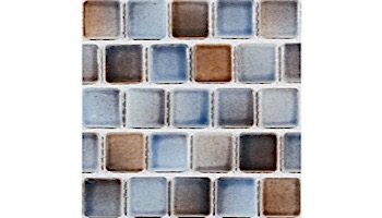 National Pool Tile Mix 1x1 Series | Ocean Blue Blend | MIX-OCEAN