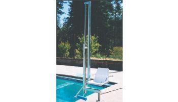 Aquatic Access Above-Deck 180-Degree Seat Rotation Pool Lift for Pools / Spas with Automatic Covers Or Unusual Design | IGAT-180-AD