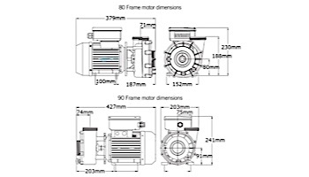 Gecko Aqua-Flo Flo-Master XP2E CE Series | 80-Frame 2.0 HP 2-Speed | 05340014-8040