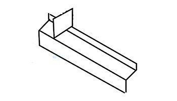 Pentair MegaTherm Saddle End Tile Assembly | 10533600