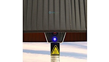 Lava Heat Italia Shade E-Line Commercial Patio Heater | Midnight Black Shade | Electric 110v/120v | EL7ERB